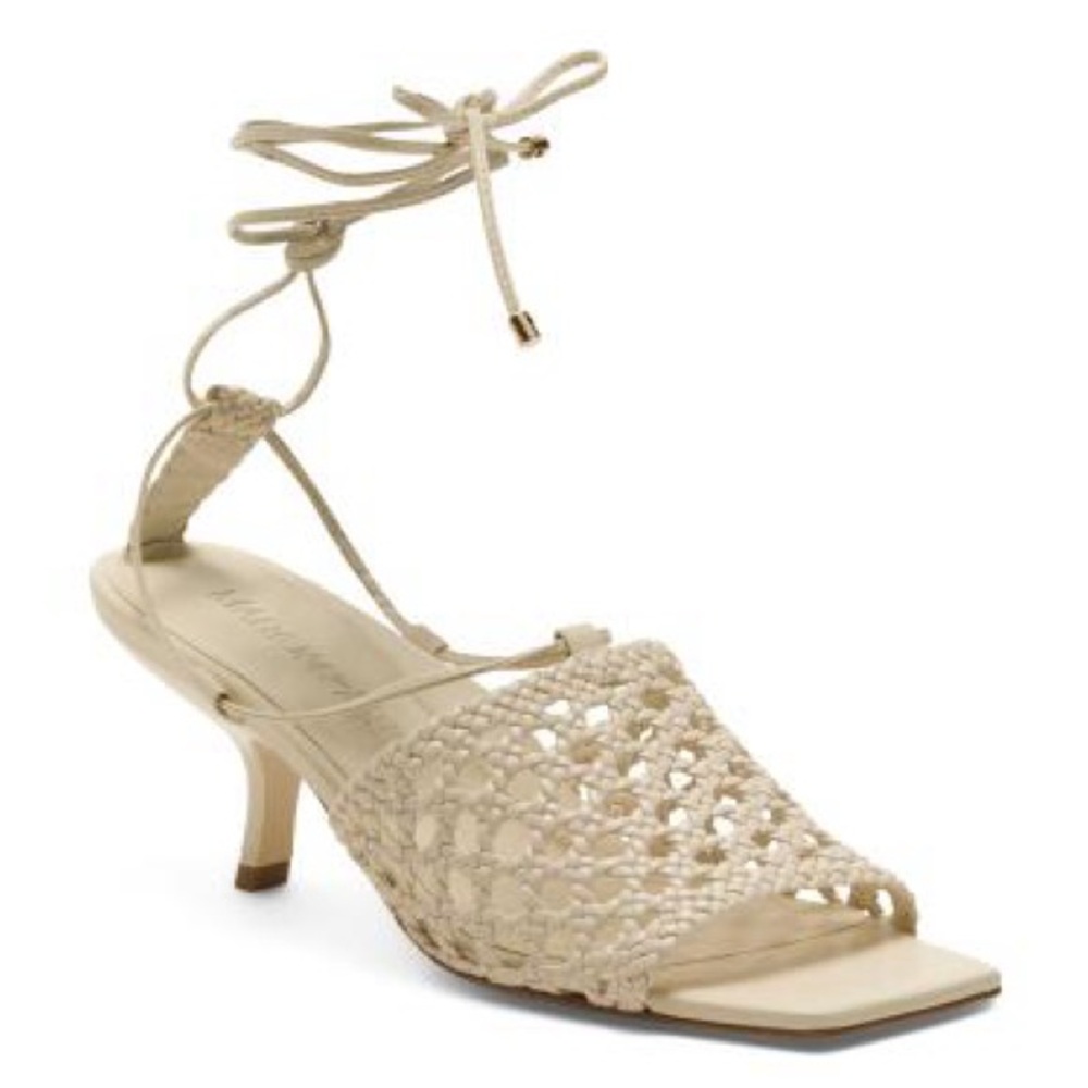 MARION PARKE Hand-woven detailing Kitten Heels NWT Size 36 or 5.5‎